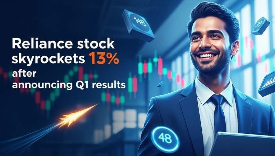 Reliance Stock Rised 13 Percente With Q1 Results